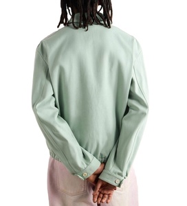 เสื้อแจ็คเก็ตผ้าแคนวาสคุณภาพสูงสำหรับฤดูหนาว บุผ้าควิลท์  สำหรับผู้ชาย  รับสกรีนลายตามสั่ง  ออกแบบโดยดีไซเนอร์  สไตล์แจ็คเก็ตเบสบอลสำหรับผู้ชาย - Product Image 2