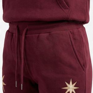 Conjunto Deportivo Informal con Capucha para Mujer, de Alta Calidad, 100% Algodón, Tela de Felpa, Bordado, Impresión Personalizable, OEM - Product Image 5