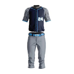 Uniforme de Entrenamiento de Béisbol, Conjunto de Pantalones y Jersey Transpirable, Ropa Deportiva Ligera para Prácticas y Partidos de Equipo - Product Image 1