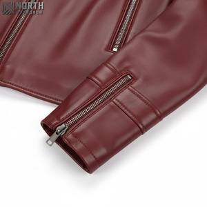 2025 nouveau Style de mode en cuir véritable fermeture éclair respirant femmes veste d'hiver saison froide prix de gros - Product Image 4