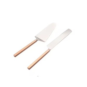 Exclusive Gift <b>Cake</b> Server Set Elegant Stainless Steel Metal Dessert Serving Knife <b>Wedding</b> Partyware Kitchen Pastry <b>Cutter</b> - Product Image 1