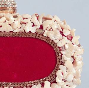 Sac à main brodé à la main élégant threadwork vêtements de fête dames sac mariée broderie soirée sac à main fournisseurs Inde - Product Image 2