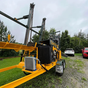 จัดส่งฟรีตู้แปรรูปฟืนขนาด20นิ้ว30 56hp ดีเซลไฮดรอลิกแบบสดเด็คสายพานลำเลียง16ฟุตพร้อมเครื่องทำความร้อน513ชั่วโมง - Product Image 5