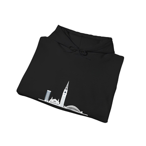 เสื้อฮู้ดสกรีนผ้าโพลีเอสเตอร์ผ้าคอตตอนโพลีเอสเตอร์พิมพ์ลายปักฉลากได้ตามต้องการสำหรับฤดูหนาวของผู้ชาย - Product Image 3