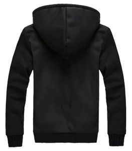 Sweat à capuche élégant pour homme avec doublure intérieure chaude 100% coton, respirant, séchage rapide, détails de fermeture éclair modernes - Product Image 2