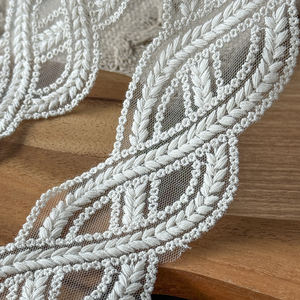 Encaje de Algodón Bordado Coreano con Borde de Encaje de 6 cm, Encaje Floral Vintage para Ropa, Reciclaje de Ropa, Decoración del Hogar, 2.36 Pulgadas - Product Image 2