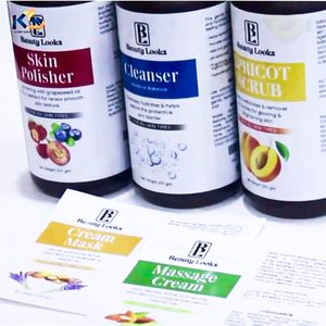 High Eco-Friendly Flexible PVC Labels Stickers Wholesale Enhanced Printing Vinyl Material for Cosmetics Products Skin Care - Product Image 6