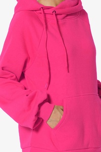 Sudadera larga con capucha para mujer, con cordón lateral, Polar, holgado, de talla grande - Product Image 5