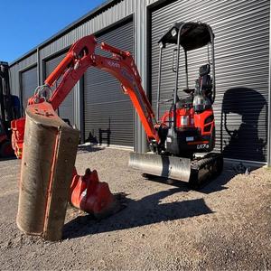 Mini pelle U17-3 Kubota à haut rendement avec moteur à noyau pour les projets d'aménagement paysager de chantiers de construction et l'agriculture - Product Image 3