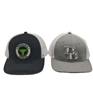 ODM alta calidad moda personalizada 6 paneles DIY logo transpirable camionero malla sombrero-camionero sombrero con panel de malla - Product Image 4