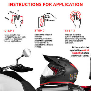 Adesivi Numerici 100 Mm-3 Modello 8016408133532 per Utensili da Taglio - Product Image 3