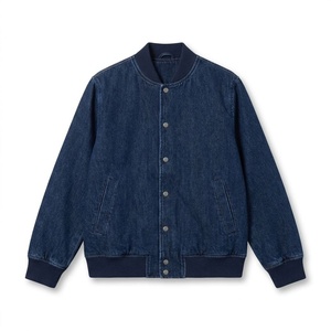 Custom Mens Denim Jacket <b>Washed</b> Denim Contrast Stitching for Boutique Retailers Wholesale Factory Direct - Product Image 5
