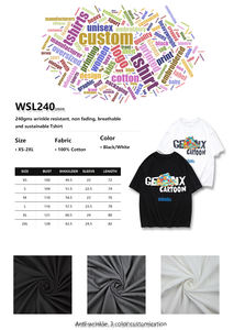 Camiseta de gran tamaño Camiseta lisa de manga corta de algodón en blanco de talla grande para hombres Envío DDP - Product Image 5