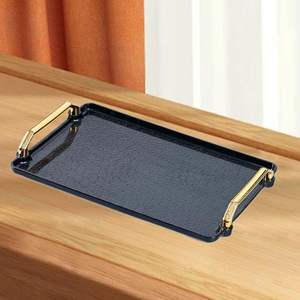 Bandeja de Servicio de Metal Hecha a Mano en India, Ecológica, Apta para Lavavajillas, Elegante, para Uso en el Hogar y Restaurantes, Precios al por Mayor - Product Image 6