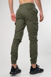 Offre Spéciale Pantalons de survêtement de sport décontractés pour hommes Pantalon Cargo en coton à coupe ample avec impression personnalisée Joggers de lavage en détresse pour la course - Product Image 6