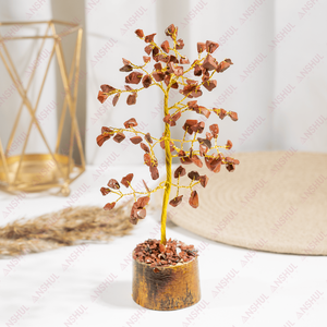 Premium Quality Healing Red Jasper 100 <b>Crystal</b> Chips <b>Tree</b> For Home Decor Gift - Product Image 5