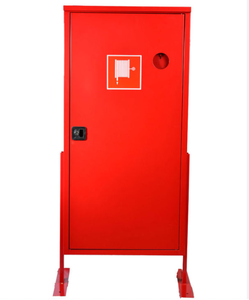 Enrouleur de tuyau d'incendie sur pied et armoire d'extincteur - Product Image 1