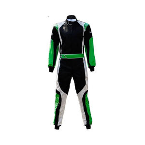 Traje de Carreras de Karting de una Pieza, Colores Personalizados, Transpirable, de Secado Rápido, Talla Grande para Adultos, Diseño Personalizado OEM, Ropa Deportiva de Alta Calidad - Product Image 1
