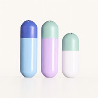 Flacon à bille en acier inoxydable PETG PP de qualité supérieure, idéal pour les voyages, pour huiles essentielles et parfums, fabriqué en Chine, usage cosmétique