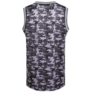 Maillots de basket sublimés personnalisés avec logo, taille unisexe, en mesh respirant, sans manches, pour équipe. - Product Image 5