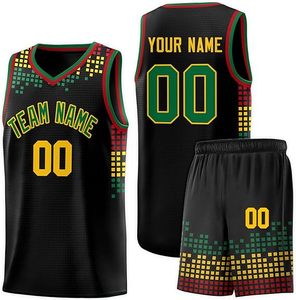 Uniforme de baloncesto Reversible Premium para hombres, tamaño grande para jóvenes, sublimación personalizada, diseño impreso, MOQ bajo, uniformes de su propio equipo - Product Image 5