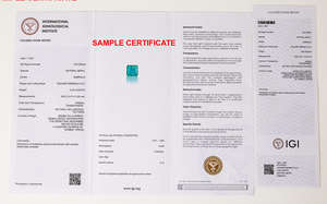 Esmeralda zambiana natural suelta (Panna) al mejor precio, varios cortes de 6mm, incluido el cojín verde Asscher, Esmeralda ovalada, princesa IGI - Product Image 3