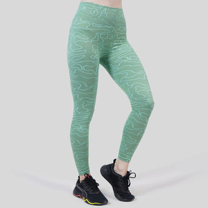 European American <b>Plus</b> <b>Size</b> Printed <b>Yoga</b> <b>Pants</b> Women's High Waist Tummy Control Tight Sports Leggings Nylon Spandex Butt Fitness - Product Image 4