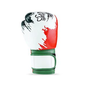 ถุงมือชกมวยหนังวัวแท้พิมพ์ลายโลโก้ OEM - Product Image 4