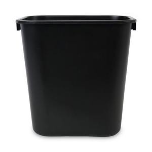 Boardwalk 14 Qt. Cubo de Basura de Plástico Negro con Laterales Blandos, Capacidad de 12L, Cubo de Basura Abierto para Oficina o Uso en Exteriores para Restaurantes - Product Image 2