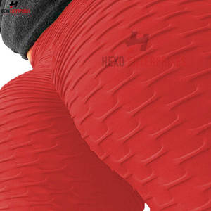 Leggings de yoga de fitness en tricot décontracté de haute qualité pour femmes, leggings de yoga personnalisés respirants à séchage rapide de modèles uniques - Product Image 4