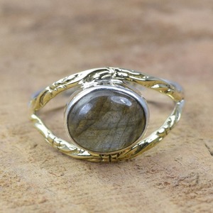 Boho Style 925 Sterling Silver <b>Labradorite</b> Gemstone <b>Ring</b> Jewelry Handmade Silver <b>Ring</b> Jewelry For Women Wedding Gift For Her - Product Image 5