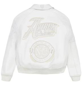 แจ็กเก็ตเลตเตอร์แมนสำหรับผู้ชายเสื้อแจ็กเก็ตเบสบอลผ้าปักลายออกแบบได้ตามต้องการ - Product Image 3