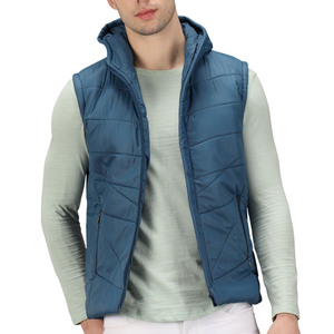 Gilet matelassé avec logo personnalisé pour hommes-Gilet rembourré en duvet respirant de haute qualité, chaud pour l'extérieur, vêtements d'hiver, vente en gros - Product Image 5