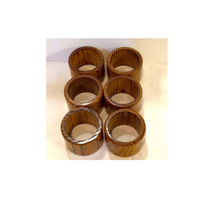 Simple Design Round Shaped <b>Wooden</b> Napkin <b>Ring</b> Buckle Material Household Accessories Creative Design Natural <b>Craft</b> - Product Image 5