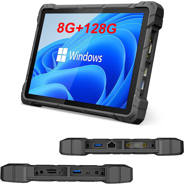 4G 10Inch Tablet Intel CPU Tempered Glass 8G RAM 128G ROM LTE IP67 Outdoor Industrial Rugged Tablet PC Shockproof