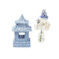 Großhandel Rattan natürliche Pagode Laterne Geschirr, Tisch dekoration Wicker Party Dekorationen ODM & OEM Produkte