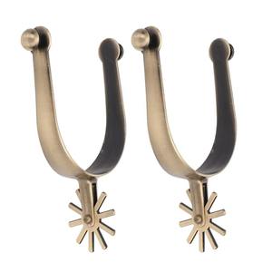 Espuelas de Equitación Quick on Gold, Cuello Curvo, Cabeza de Bola, Productos Ecuestres, Espuelas Cómodas para Caballos en Venta - Product Image 2