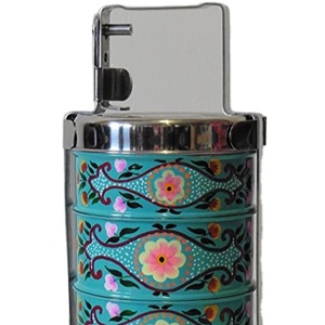 Boîte à déjeuner en métal en acier inoxydable avec revêtement en poudre roi international - Product Image 1