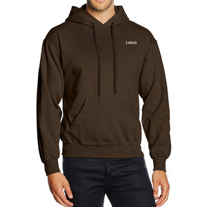 Sweats à capuche pour hommes de haute qualité avec logo/impression personnalisés, capuche réglable, couleurs unies tendance, sweats à capuche surdimensionnés pour hommes 2026 - Product Image 1