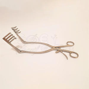 Retractor Beckman de grado quirúrgico de acero inoxidable, certificado CE ISO, instrumento reutilizable para uso en cirugía de columna - Product Image 3