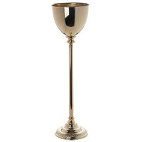 Vase à fleurs en métal noir et or chromé, aspect attrayant, haute qualité, durable, écologique, décoration de sol, vente directe