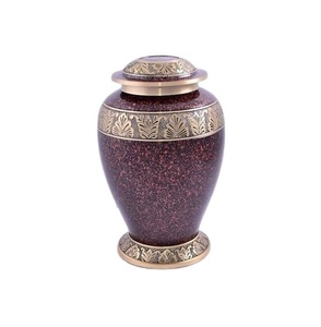 Custom High Quality Luxury Metal Traditional Cremation Urn OEM Manufacturer's Decorative Adult Funeral Memorial Urn Handmade - Product Image 2