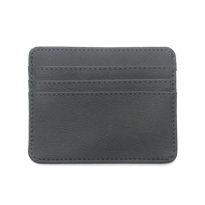 Portefeuille en cuir mince d'affaires tendance pour hommes Style personnalisé poche à monnaie imprimé Logo voyage mode cadeau porte-carte de crédit - Product Image 2