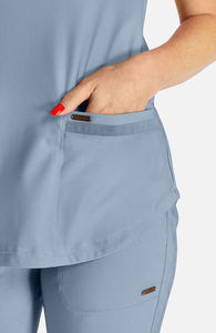 Uniforme de enfermera unisex, conjuntos de algodón y poliéster de manga corta, servicio OEM de alta calidad, trajes de hospital de tendencia - Product Image 6