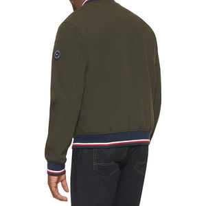 Chaqueta de bombardero impermeable ligera para hombre 2025, cuello levantado, estilo callejero, ropa de abrigo Formal de invierno, diseño personalizado OEM - Product Image 4