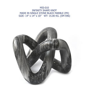 งานทำมือจากหินอ่อนสีดำชิ้นส่วนตกแต่งบ้านและสวนคุณภาพระดับพรีเมียม - Product Image 2