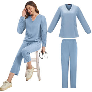 Uniformes quirúrgicos para mujer, conjuntos de enfermería Enfermeria, artículos de pantalón superior, uniforme médico, exfoliante, salón de belleza clínico, Spa, trajes de hospital - Product Image 1