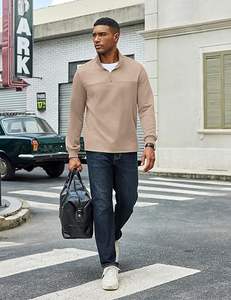 Oversized Heavyweight Zip Up Hoodie Hombres 100 Algodón Grueso Fleece Streetwear Plain Zipper Sudadera - Product Image 4