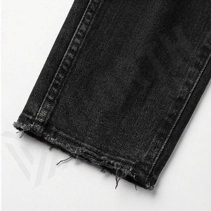 Jean en denim décontracté pour femme grande taille, coupe droite, couleur personnalisée, respirant, fermeture éclair et boutonnière, qualité supérieure - Product Image 6