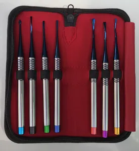 PDL Luxating Root Elevators Juego de 7 piezas de Instrumentos dentales de acero inoxidable para extracción de dientes y eliminación de raíces, instrumento médico - Product Image 6
